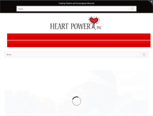 Tablet Screenshot of heartpowerinc.org